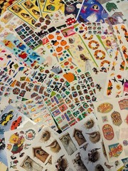 Huge Vintage Sticker Lot Sandylion Mrs Grossmans 90s Disney Vintage Lisa frank