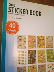 Pen+Gear Paper Cute Sticker Book- 1572 Paper & Foil Stickers (40 Sheets)