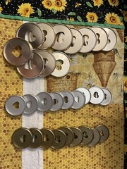 The Happy Planner Metal Discs Expander Rose Gold 11 & Plastic Classic 9 disks