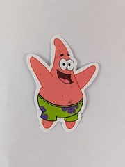 Set Of 7 Stickers Patrick Star SpongeBob SquarePants Assorted Sticker Designs