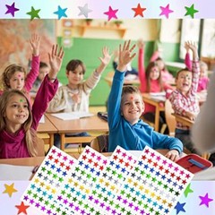 Star Stickers, 2520 PCS 0.6″ Foil Star Metallic Stickers, Star Stickers for