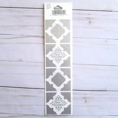 Vintage Frances Meyer Silver Photo Corners Stickers – 2 Sheets