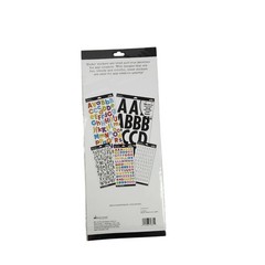 Sticko Gold Brush Stroke Small Alphabet Stickers eksuccess 52-38160 83 Pieces