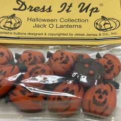 2 Bags Dress It Up-Halloween Collection Buttons designed by Jesse James & Co.
