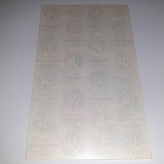 RARE 1984 Sandylion Maxi Activity Sticker Sheet DRESS A BABY Pastel Missing 1
