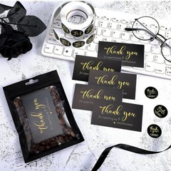 600 pcs1.5inch Thank You for supporting My Small Business Cards120 pieces 2×3.5