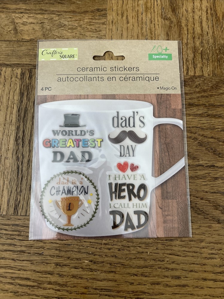 Crafters Square Ceramic Stickers