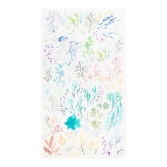MIDORI sticker transfer watercolor sea pattern 82636006