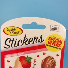 NEW Mello Smello Scratch ‘n Sniff Chocolates Scent Stickers Dessert Candy Cookie