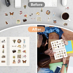 Reusable Sticker Book Collecting Album Blank Sticker Storage Book for Adults A5