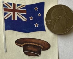 AUSTRALIA Stickers(7pc)Creative Memories •Flags•Boomerang￼•Hats•Card Making•