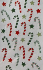 RED/GREEN CANDY CANES Stickeroni Stickers(40pc)Hallmark•Christmas •Stars•Holiday
