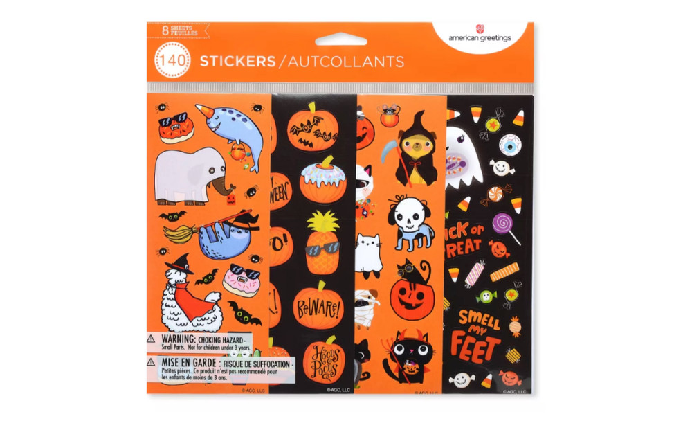 American Greetings HALLOWEEN Sticker Pack – HALLOWEEN ICONS – 140 pcs