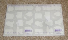 The Gifted Line ~ John Grossman Sticker Sheet ~ Victorian Charms (1992)
