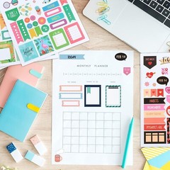 24 Sheets Holiday Stickers Seasonal Planner Calendar Stickers Monthly Seasonal