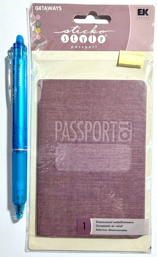 Passport Book Stick Stickers Scrapbooking Card Making Journal Planner