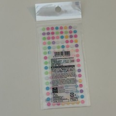 Daiso Decoration Seal Synthetic Pearl Color Sticker Sheet