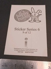 Happy Bunny Sticker Jim Benton Cute Funny Humor Vending Machine Sticker