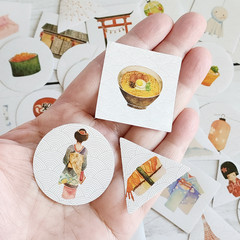 45PCS Cute Japanese Item Kawaii Stationery Scrapbooking Planner Diary Stickers