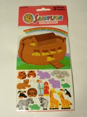 1993 Sandylion Noah’s Arc Maxi Stickers 3 Sheets *SEALED PACK*