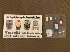 Scrapbooking Supplies Lot – Alcohol Theme