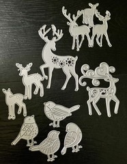 LRG Lot Metal Die Cuts Crafts Card Making Scrapbook Christmas Holiday