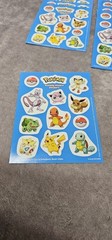 Lot Of 10 Pokemon Sticker Sheets Scholastic Book Club Reading Stickers NEW USA