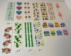 Lot ALL Mrs Grossmans Stickers New (118) Horses Christmas Animals Vehicles Farm