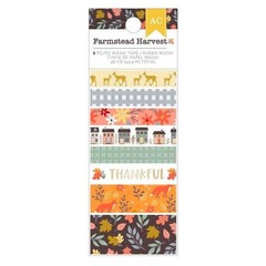 American Crafts – 4 PKGS WASHI TAPE – FARMSTEAD HARVEST