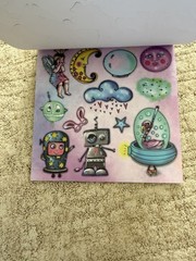 Art by Marlene 8”x8” Lot Of 4 Packs Paper Elements 1000+ Pieces Out This World