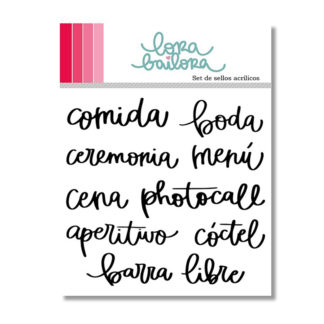 set de sellos Madrid - Lora Bailora